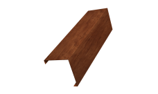 Декоративная накладка на столб универсальная угловая 60х60 для забора жалюзи 0,45 Print Elite Rowan TwinColor (1,8м)