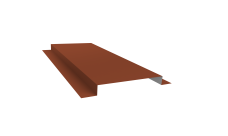 Планка кожуха сегментного 150 0,45 PE с пленкой RAL 8004 терракота (1,8м)