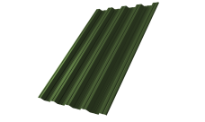 Профнастил НС44R Grand Line 0,5 Satin Matt TX RAL 6020 хромовая зелень