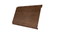 Софит металлический Вертикаль 0,2 classic Grand Line 0,45 Print Elite с пленкой Golden Wood TwinColor