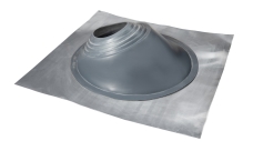 Проходной элемент MF угловой №3.1 (280-460мм) +185 EPDM (металлический неокрашенный фланец) серый