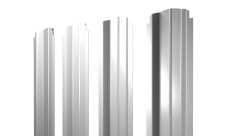 Штакетник П-образный B фигурный 0,45 PE lite RAL 9003 сигнальный белый