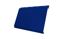 Софит металлический Вертикаль классик Grand Line 0,45 ПЭ с пленкой RAL 5002 ультрамариново-синий