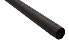 Труба круглая GL PU Matt 90 мм 3 м RR 32 темно-коричневый