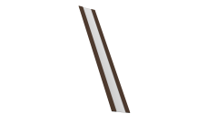 Крепежная планка жалюзи Milan, Milan Slim, Tokyo 0,5 Drap TX RAL 8017 шоколад (2м)