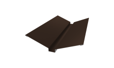 Планка ендовы верхней 115х30х115 Grand Line 0,45 Drap ТХ RAL 8017 шоколад (2м)