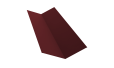 Планка ендовы верхней 145х145 Grand Line 0,5 Satin Matt TX RAL 3005 красное вино (3м)