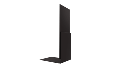 Планка приемная оконная Grand Line 0,45 ПЭ двухсторонний с пленкой RR 32 темно-коричневый (2м)