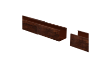 Соединитель профиля для КР Ш50/В50 Cherry Wood Al 0,4