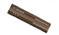 Аэроэлемент конька Braas Air Plus коричневый