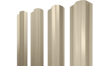 Штакетник М-образный B фигурный Grand Line 0,45 Принт Элит Молочное дерево TwinColor