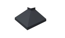 Угол отлива внешний 250 Grand Line 0,5 Rooftop Бархат с пленкой RAL 7024 мокрый асфальт