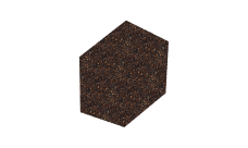 Заглушка треугольного конька Gerard 0,165 м (сталь), цвет 121