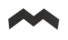 Угол внутренний фибросайдинга Grand Line 0,5 Satin с пленкой RAL 7016 антрацитово-серый (3м)