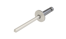 Заклёпка вытяжная Daxmer 4,8х16х14 RAL 9010 (250шт) нерж/нерж