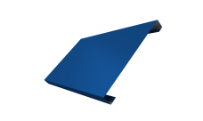 Ламель лицевая 200 забора жалюзи Texas Grand Line 0,5 Satin RAL 5005 сигнальный синий