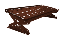 Мостик переходной для фальцевой кровли Grand Line RAL 8004 1м