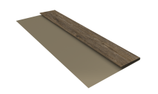 Планка стартовая Блок-Хаус новый Grand Line 0,45 Принт Элит Северное дерево TwinColor (2м)