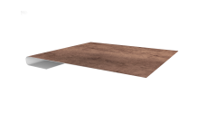 Планка завершающая Grand Line 0,45 Print Premium Almond Wood Fresh (2м)