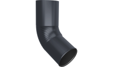 Колено стока Optima 150 мм RAL 7024