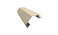 Планка угла внешнего сложного 135 градусов Блок-Хаус new Grand Line 0,45 Drap TX RAL 1015 светлая слоновая кость (2м)