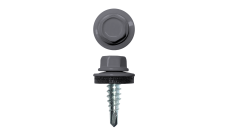 Саморез по металлу 4,8х19 (400шт) сверло №2 RAL 7004