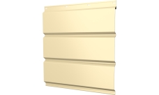 Софит металлический Классик v01 Grand Line без перфорации 0,5 Satin с пленкой RAL 1015 светлая слоновая кость