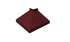 Угол отлива внешний 100 0,45 Drap TR с пленкой RAL 3005 красное вино