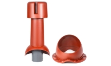 Комплект Krovent Wave 110 изолированный красно-коричневый