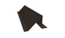 Планка снегозадержания 75х115 0,45 PE-Double с пленкой RR 32 темно-коричневый (2м)