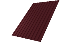 Профнастил С8A v01 Grand Line 0,5 Satin Matt RAL 3005 красное вино