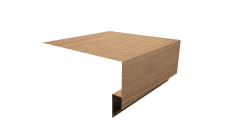 Планка околооконная сложная Блок-Хаус new 200х75х27 Grand Line 0,45 Print Elite Honey Wood TwinColor (2м)