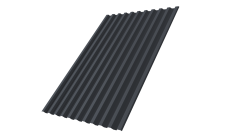 Профнастил С21R Grand Line 0,45 Drap-double TX RAL 7024 мокрый асфальт