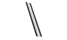 Крепежная планка жалюзи Milan, Milan Slim, Tokyo 0,5 Drap TX RR 32 темно-коричневый (2,5м)