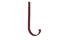 Кронштейн желоба Классика Полоса ПВХ Grand Line 120 металлический бордо (RAL 3005)