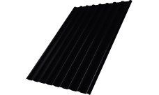 Профнастил С20R Grand Line 0,5 Сатин матовый RAL 9005 черный