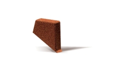 Заглушка планки торцевой правая для композитной черепицы Metrotile терракотовый