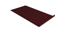 Элемент обхода Кликфальц Pro правый 0,45 Drap RAL 3005 красное вино