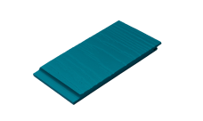 Фиброцементный сайдинг Бетэко Вудстоун Клик 190х3000х10мм RAL 5021