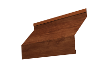 Ламель забора жалюзи Милан Grand Line 0,45 Принт Элит Rowan TwinColor