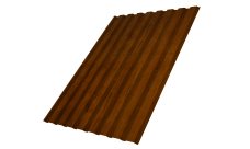 Профнастил С20A Grand Line 0,45 Print Premium Golden Wood Intense FTC