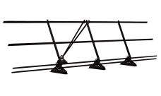 Ограждение кровельное со снегозадержателем Grand Line 0,9х3м RAL 9005