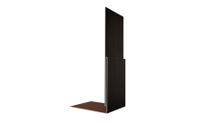 Планка приемная оконная Grand Line 0,45 Принт Элит Кофейное дерево TwinColor (2м)