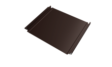 Кликфальц Double Pro Grand Line 0,45 Drap TX с пленкой на замках RAL 8017 шоколад