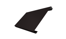 Ламель лицевая 200 забора жалюзи Texas Grand Line 0,5 Satin RAL 9005 черный