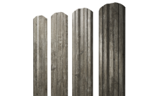 Штакетник Твин фигурный Grand Line 0,45 Принт Элит Nordic Wood ТвинColor