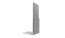 Планка приемная оконная Grand Line 0,45 Drap TX RAL 7004 сигнальный серый (2м)