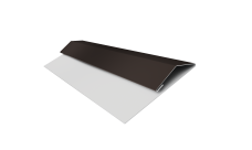 Планка стартово-финишная Экобрус Grand Line 0,5 PurLite Matt RR 32 темно-коричневый (2м)