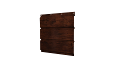 Софит металлический Grand Line без перфорации 0,45 Print Elite с пленкой Cherry Wood TwinColor