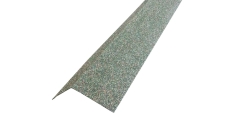 Планка карнизная Grand Line c базальтовой крошкой для мягкой кровли 100х65 зеленая 1,25м